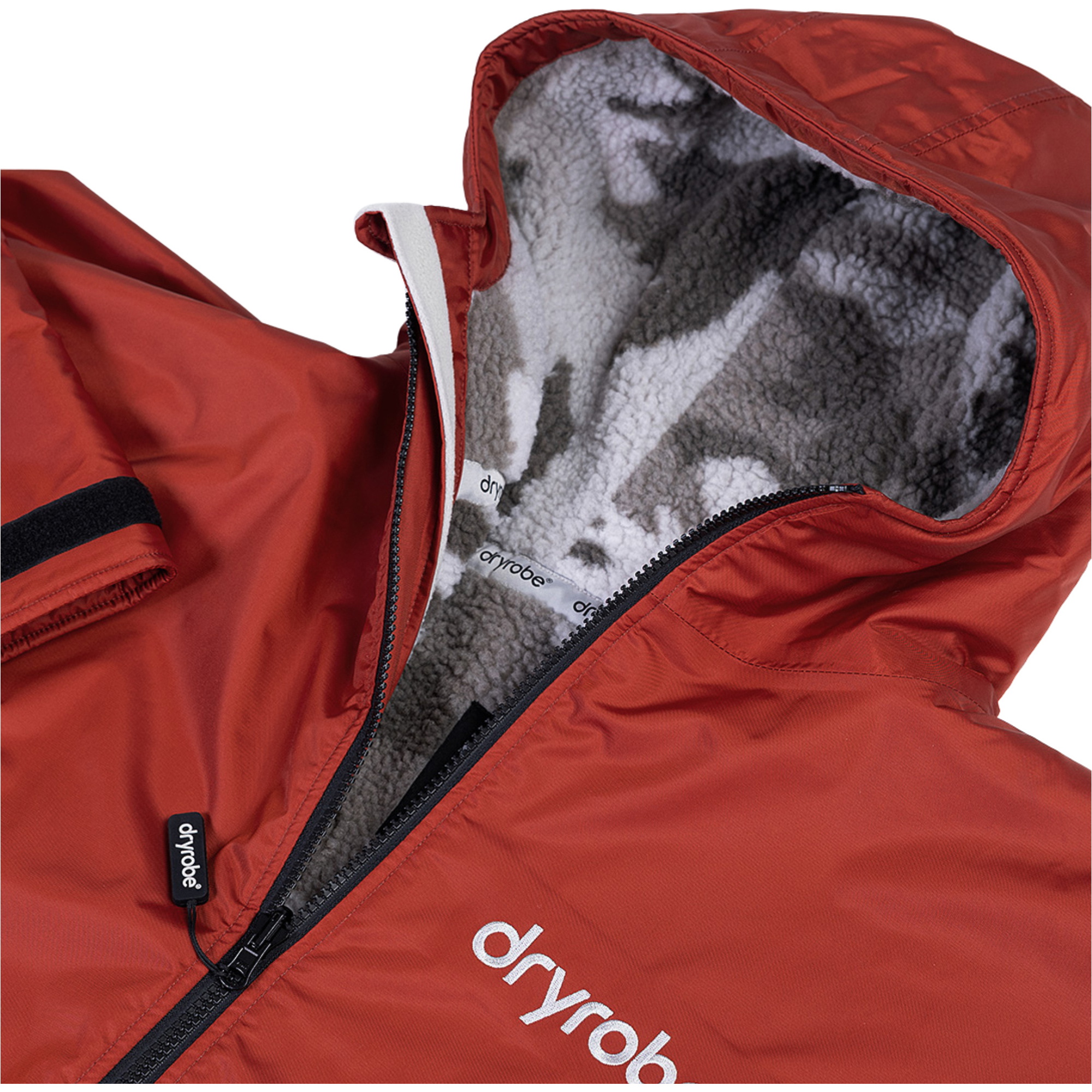 2026 Dryrobe Advance Long Sleeve Changing Robe DALSV3 - Burnt Orange